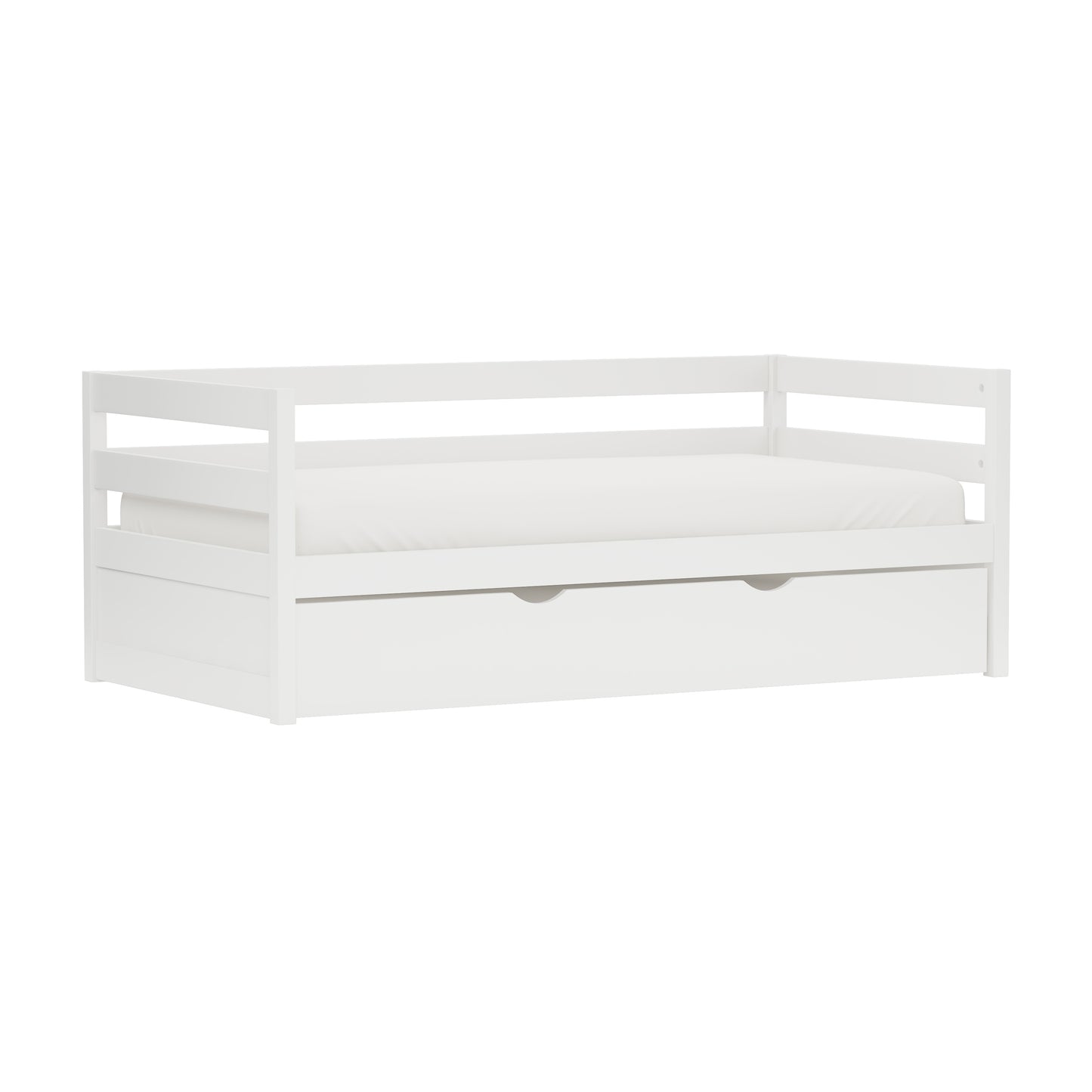 Hillsdale Kids and Teen Caspian Twin Daybed with Trundle, White