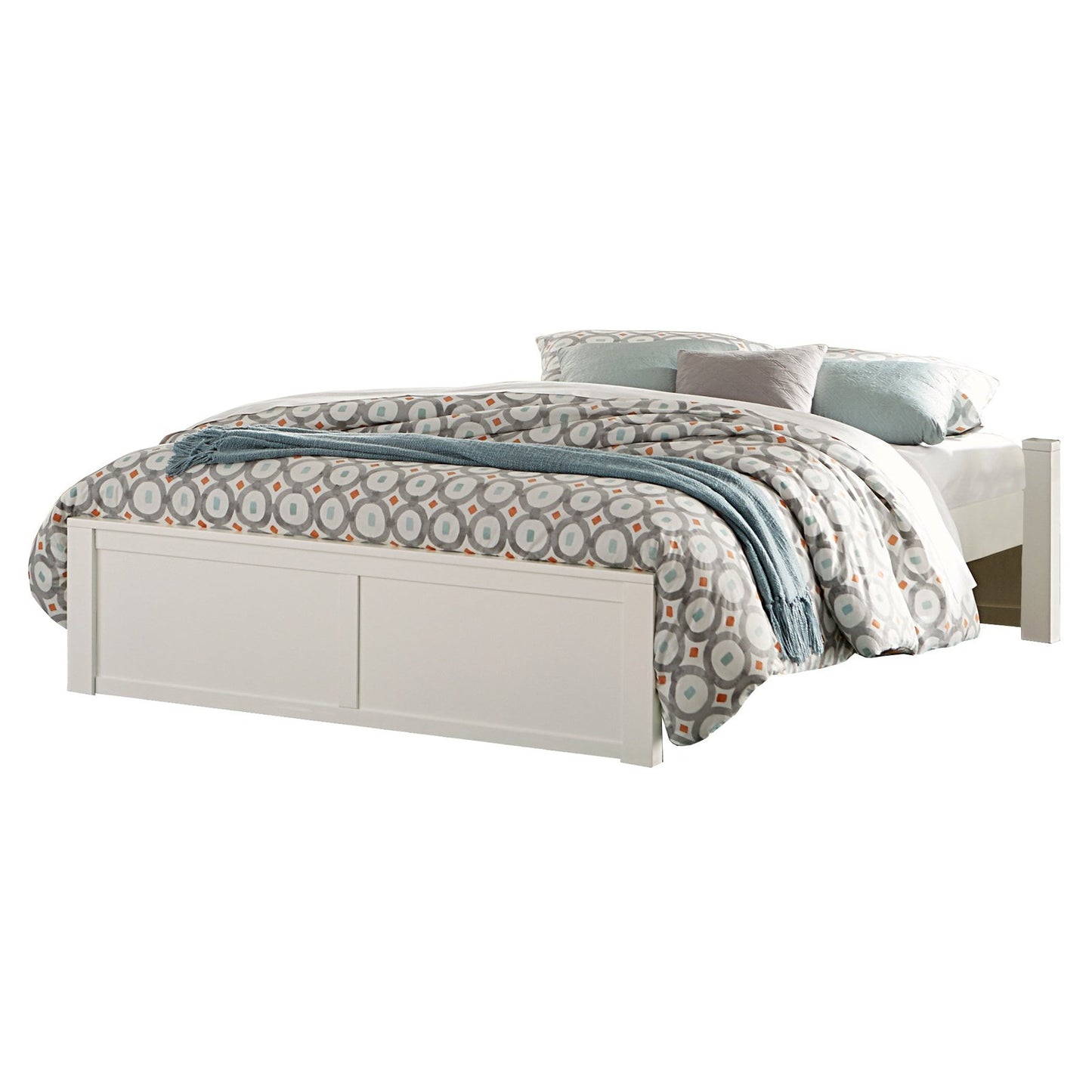 Hillsdale Kids and Teen Pulse Wood Full Platform Bed, White