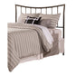 Hillsdale Furniture Edgewood Full/Queen Headboard with Frame, Magnesium Pewter