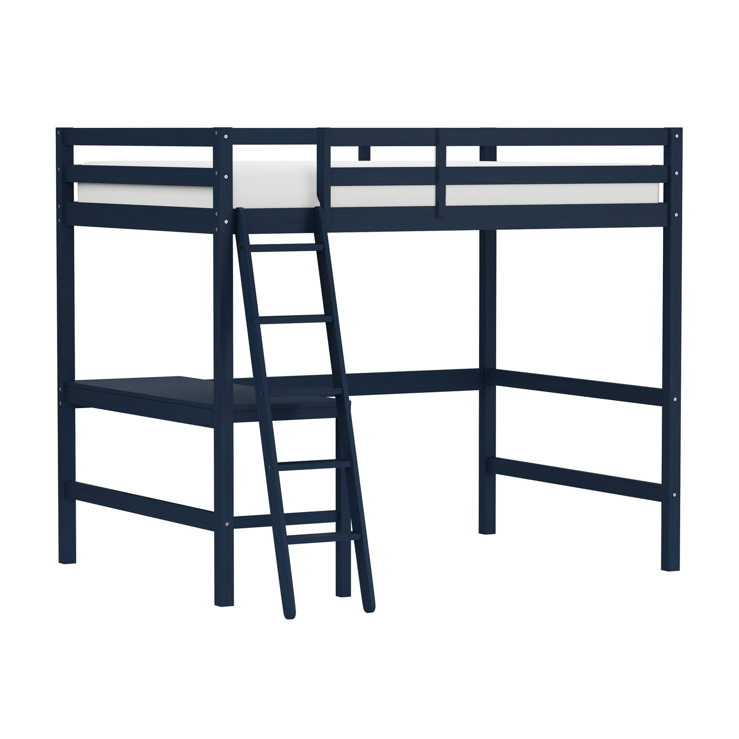 Hillsdale Kids and Teen Caspian Full Loft Bed, Navy