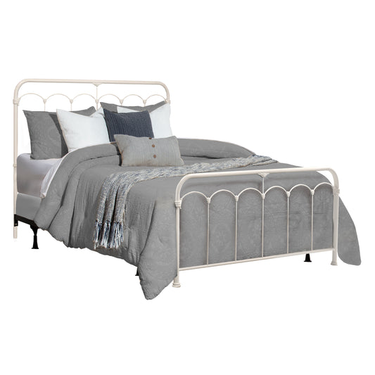 Hillsdale Furniture Jocelyn Full Metal Bed, Soft White