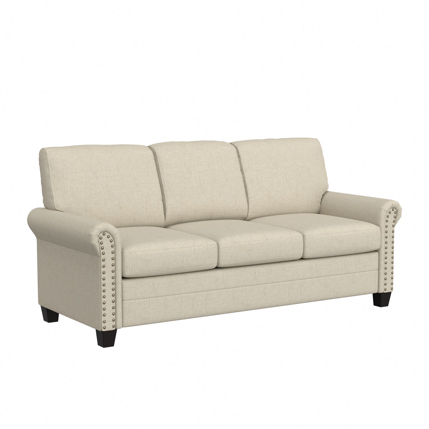 Hillsdale Furniture Barroway Upholstered Sofa, Beige