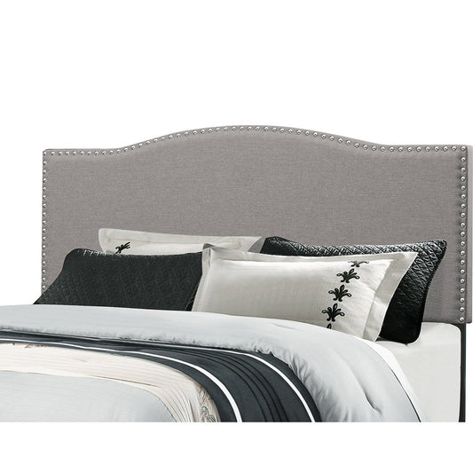 Hillsdale Furniture Kiley Full/Queen Upholstered Headboard, Glacier Gray