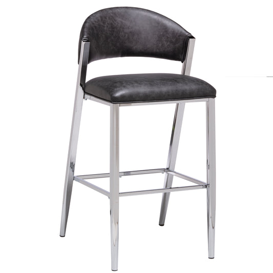 Hillsdale Furniture Molina Metal Bar Height Stool, Chrome