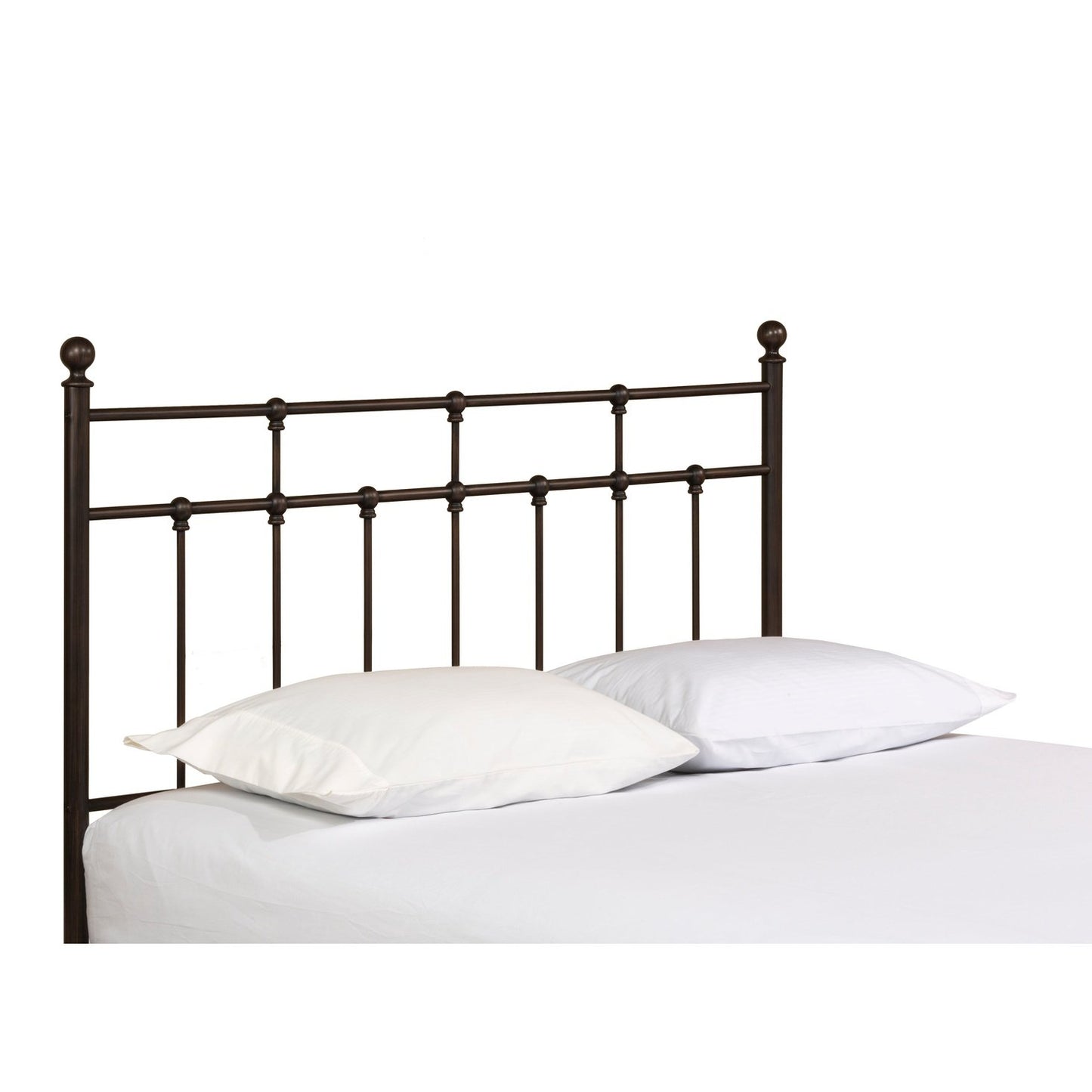 Hillsdale Furniture Providence Metal King Headboard and Frame with Spindle Design, Antique Bronze