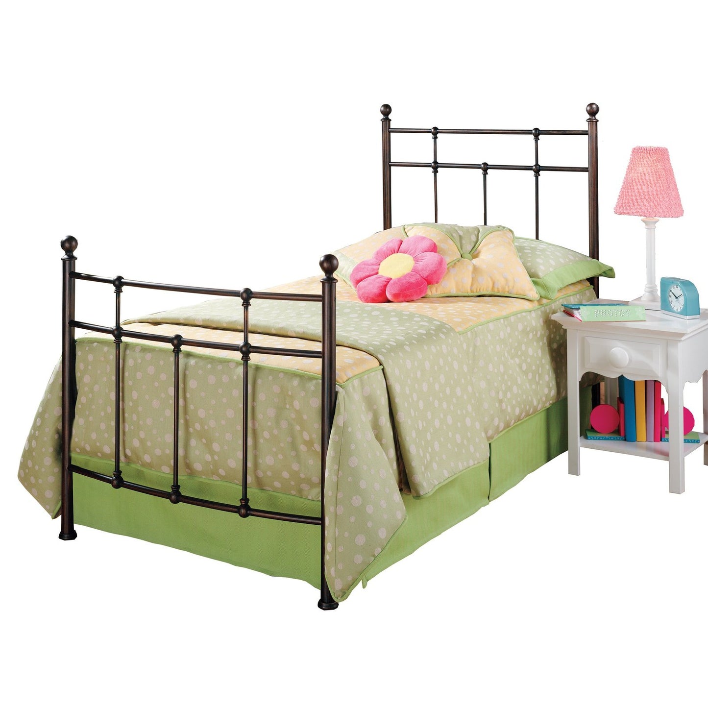 Hillsdale Furniture Providence Twin Metal Bed, Antique Bronze