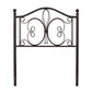Hillsdale Furniture Milwaukee Twin Metal Headboard, Antique Brown