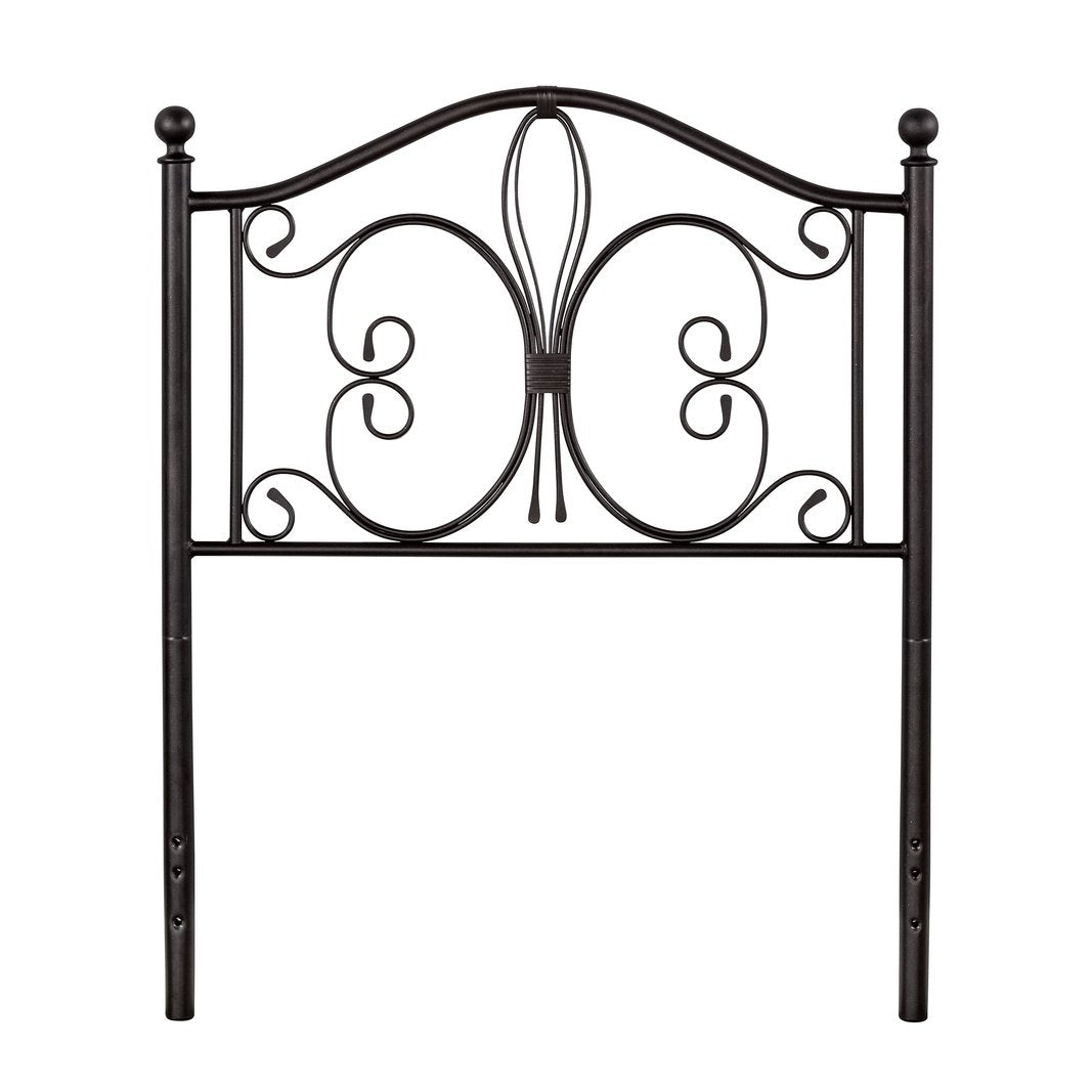 Hillsdale Furniture Milwaukee Twin Metal Headboard, Antique Brown