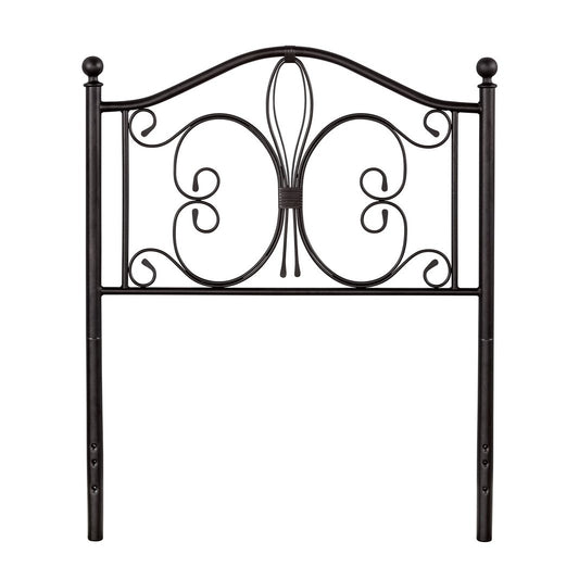 Hillsdale Furniture Milwaukee Twin Metal Headboard, Antique Brown