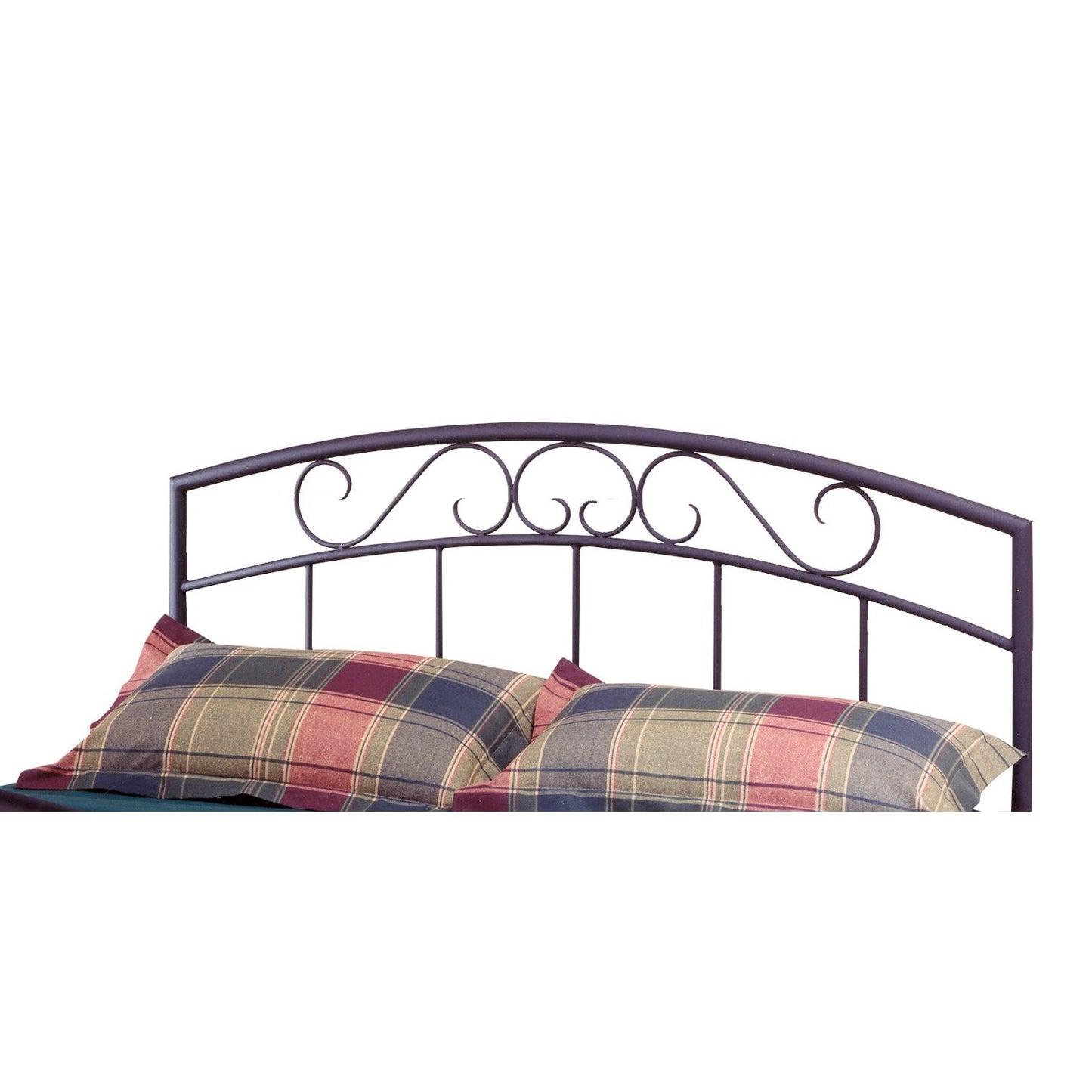 Hillsdale Furniture Wendell Full/Queen Metal Headboard with Frame, Textured Black