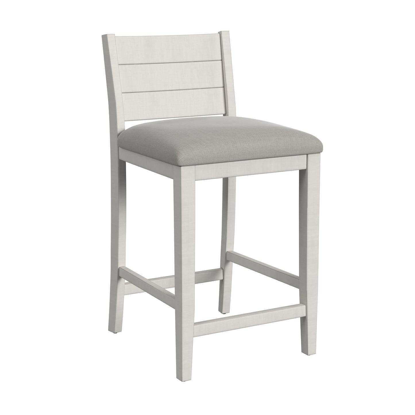 Hillsdale Furniture Fowler Wood Counter Height Stool, Sea White