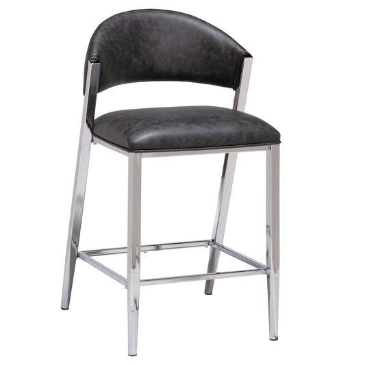 Hillsdale Furniture Molina Metal Counter Height Stool, Chrome