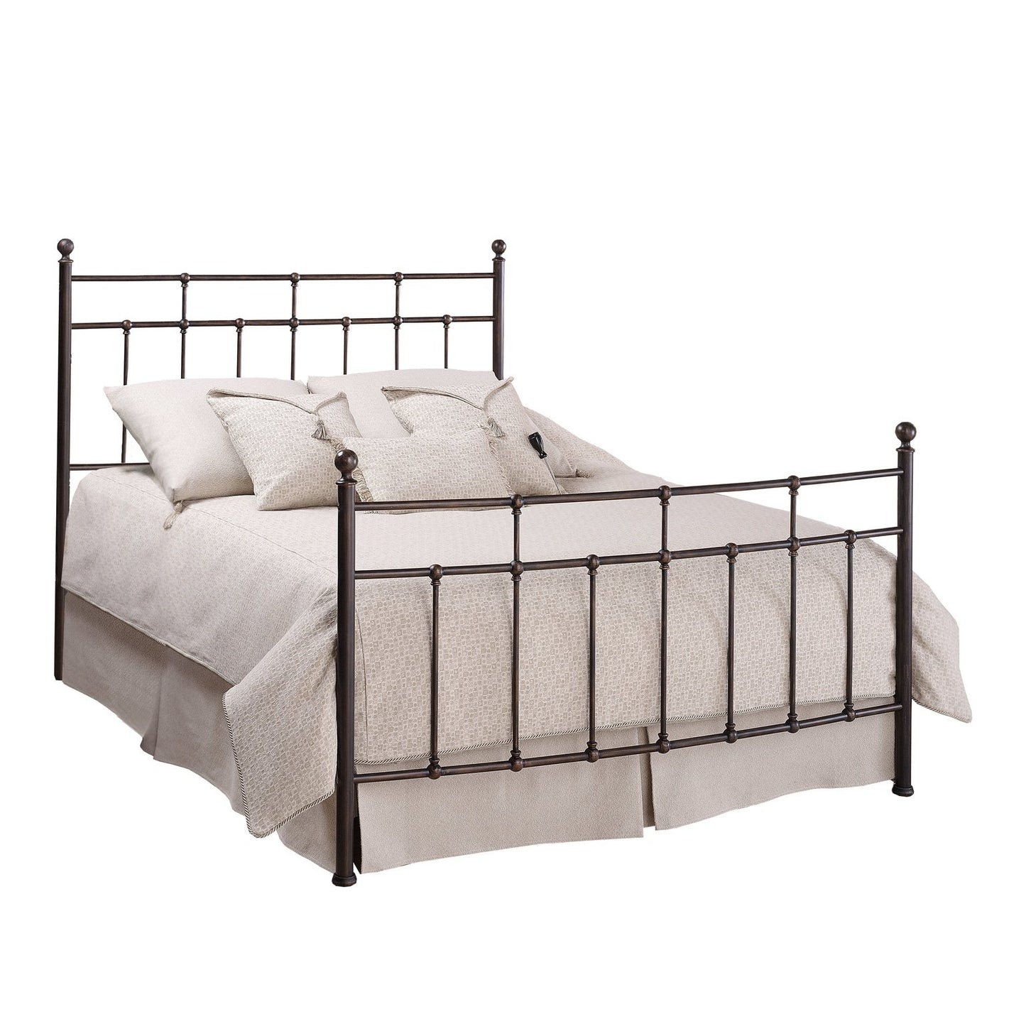 Hillsdale Furniture Providence Full Metal Bed, Antique Bronze