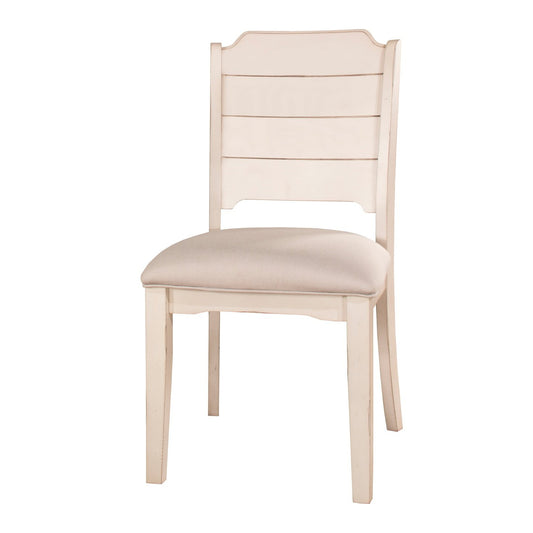 Hillsdale Furniture Clarion Wood Dining Chair, Set of 2, Sea White
