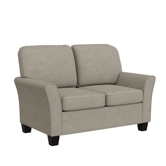 Hillsdale Furniture Lorena Upholstered Loveseat, Greige