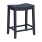Hillsdale Furniture Fiddler Wood Backless Counter Height Stool, Navy