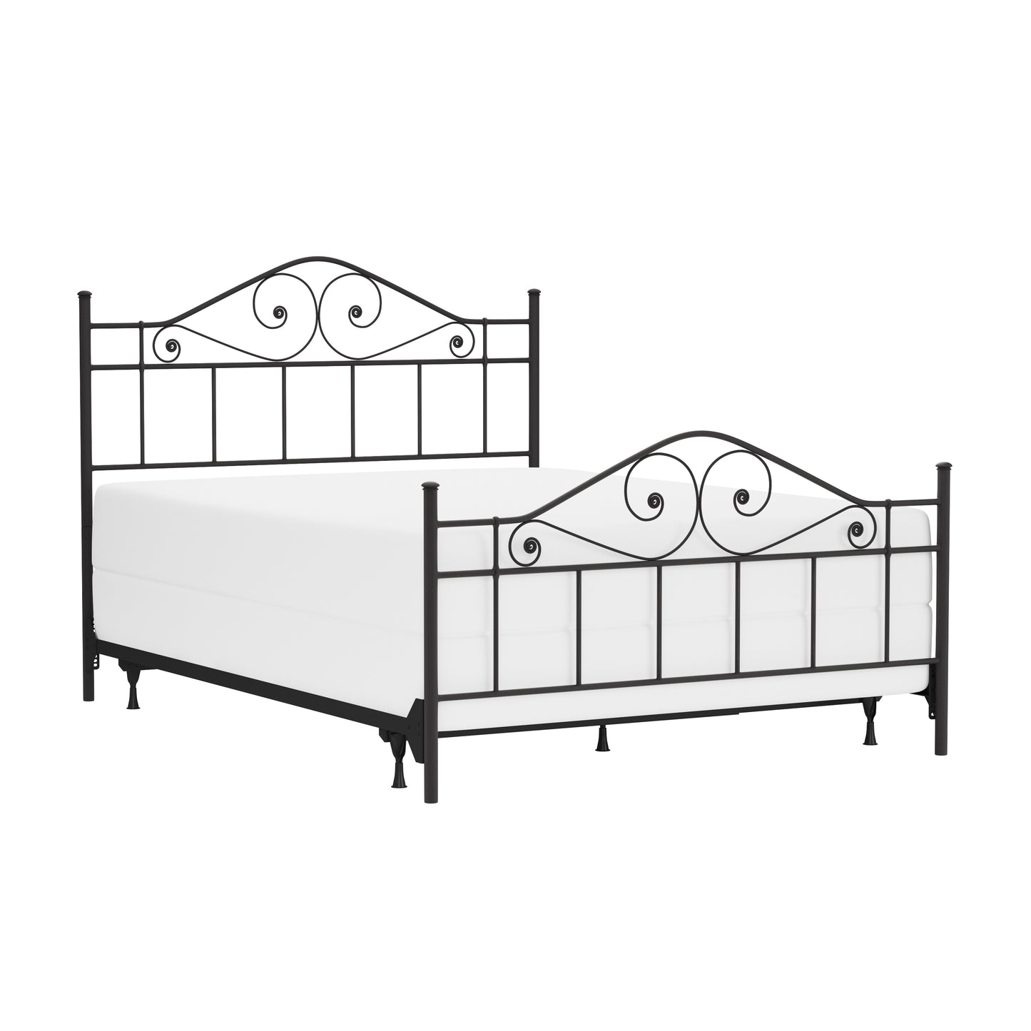 Hillsdale Furniture Harrison Queen Metal Bed, Textured Black