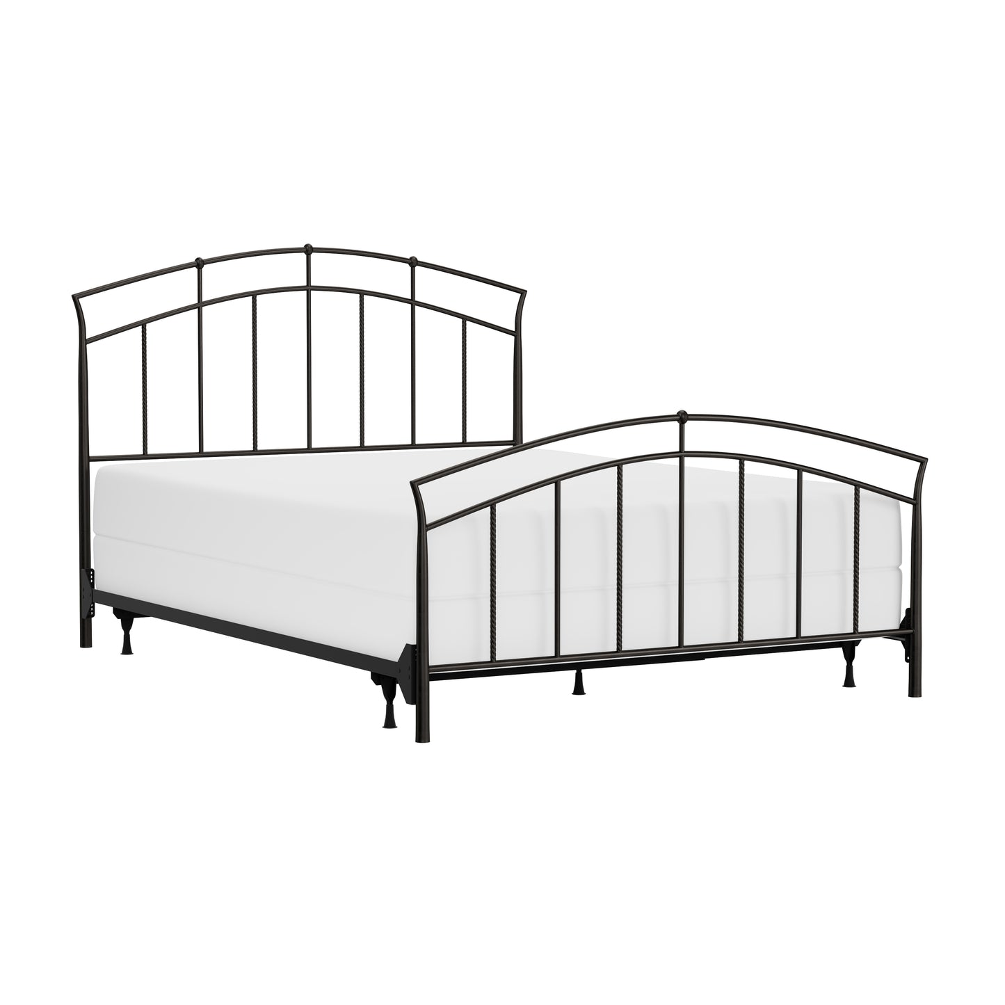 Hillsdale Furniture Vancouver Metal Queen Bed, Antique Brown