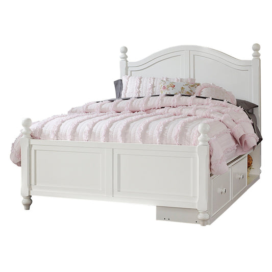 Hillsdale Kids and Teen Lake House Payton Wood Full Bed with Storage, White
