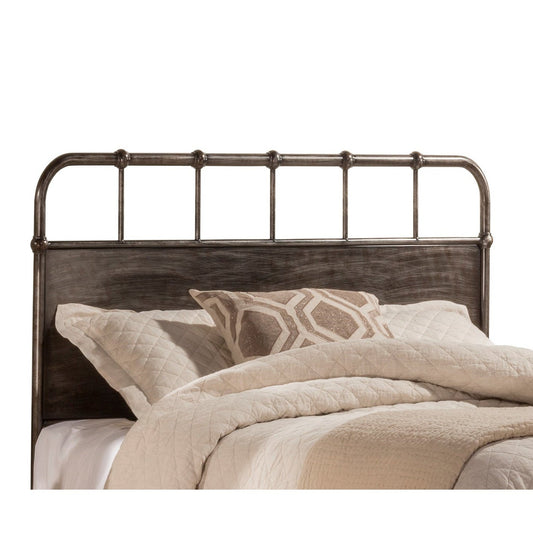 Hillsdale Furniture Grayson King Metal Headboard, Rubbed Black