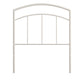 Hillsdale Furniture Julien Twin Metal Headboard, Textured White