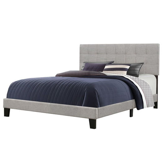 Hillsdale Furniture Delaney Full Upholstered Bed, Glacier Gray