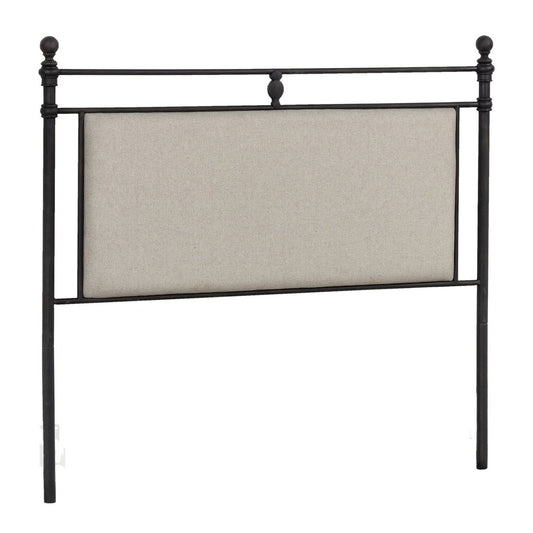 Hillsdale Furniture Ashley Queen Upholstered Panel Headboard, Linen Stone