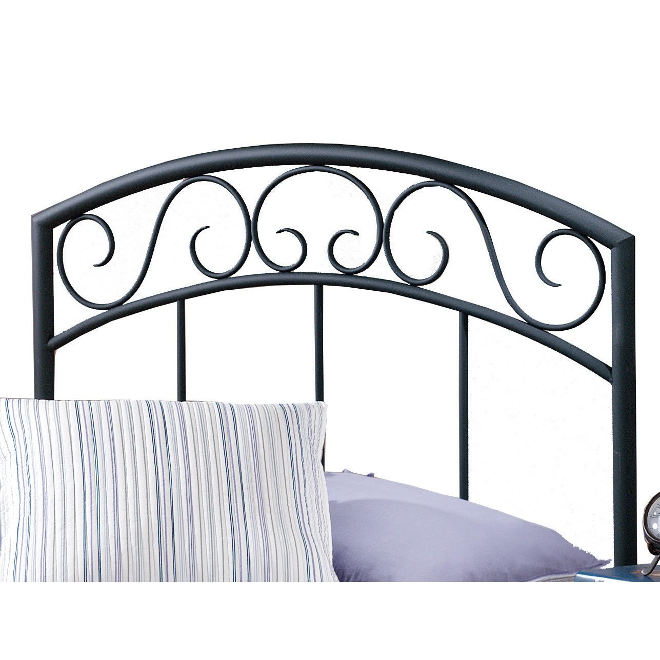 Hillsdale Furniture Wendell Twin Metal Headboard, Textured Black