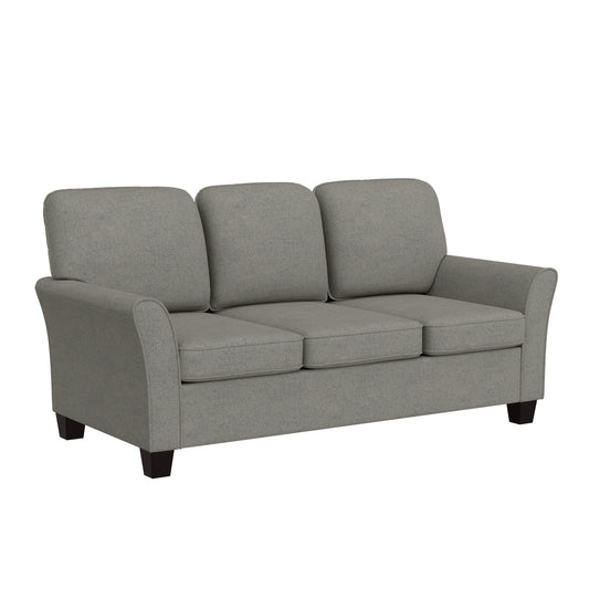 Hillsdale Furniture Lorena Upholstered Sofa, Gray