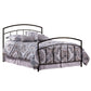 Hillsdale Furniture Julien Queen Metal Bed, Textured Black