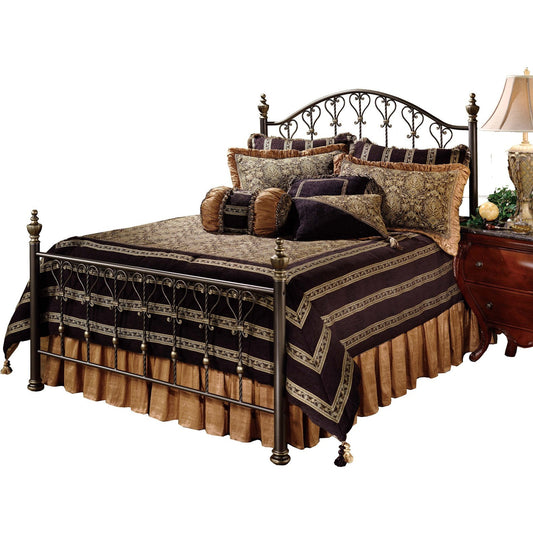 Hillsdale Furniture Huntley Queen Metal Bed, Dusty Bronze