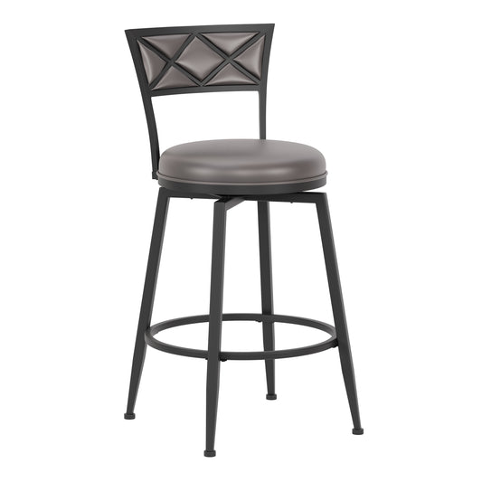 Hillsdale Furniture Dunlap Metal Counter Height Stool, Black