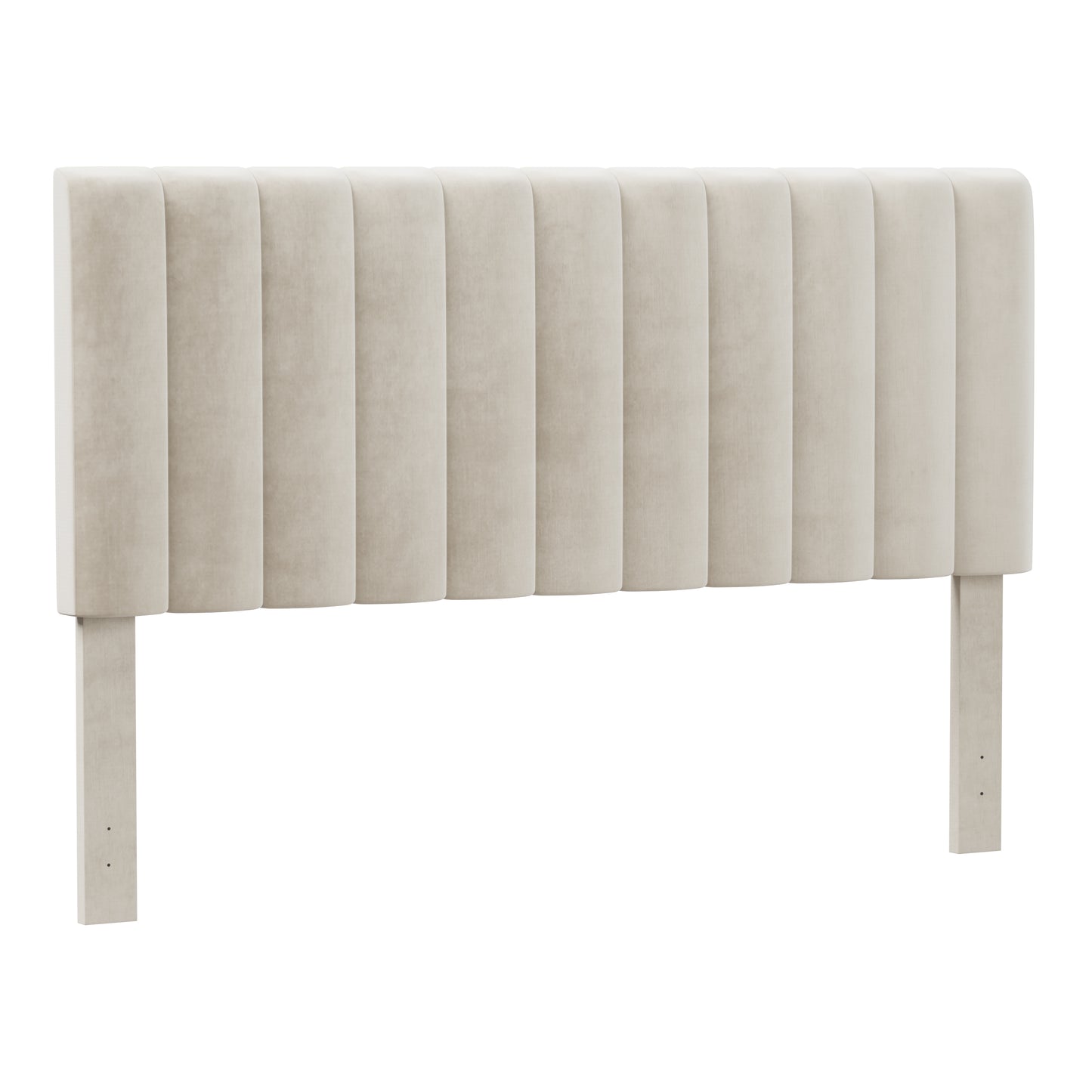 Hillsdale Furniture Crestone Upholstered King Headboard, Cream