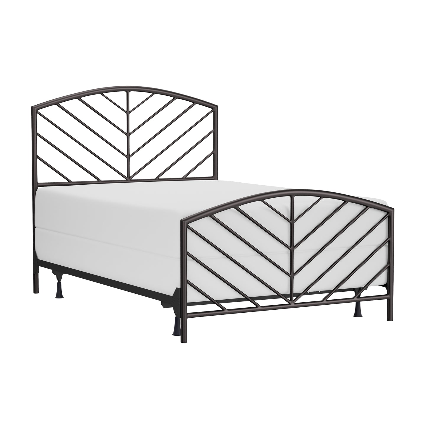 Hillsdale Furniture Essex Metal Full Bed, Gray Bronze