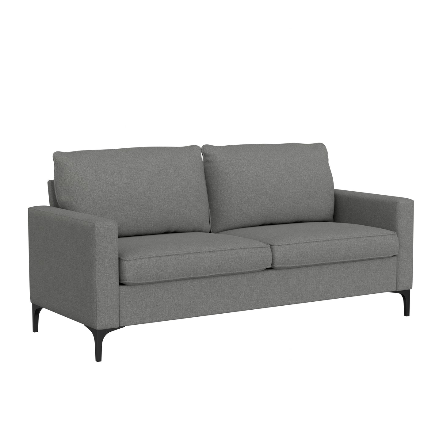 Hillsdale Furniture Alamay Upholstered Sofa, Smoke