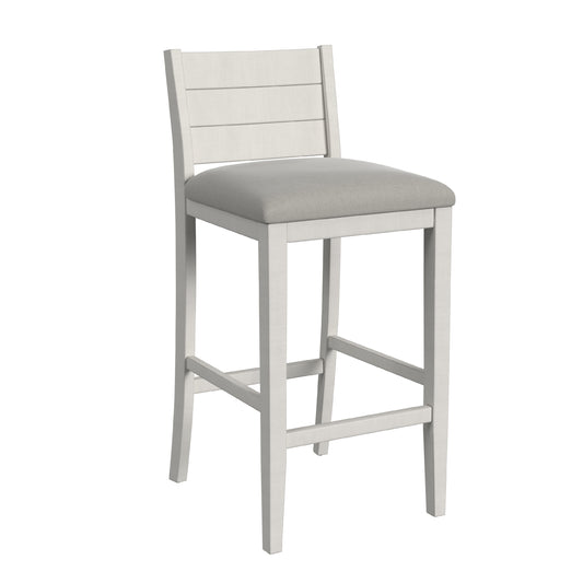 Hillsdale Furniture Fowler Wood Bar Height Stool, Sea White