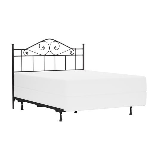 Hillsdale Furniture Harrison Full/Queen Metal Headboard with Frame, Textured Black