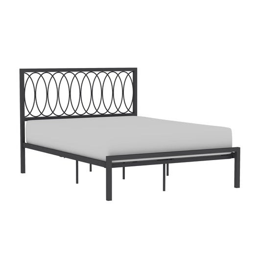 Hillsdale Furniture Naomi Full Metal Bed, Gray