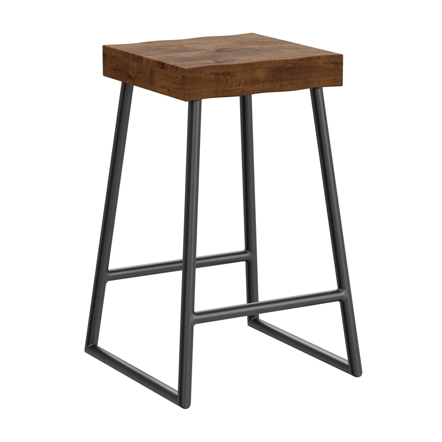 Hillsdale Furniture Emerson Wood Backless Counter Height Stool, Natural Sheesham