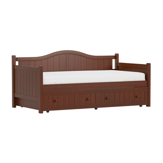 Hillsdale Furniture Staci Wood Daybed with Trundle, Cherry