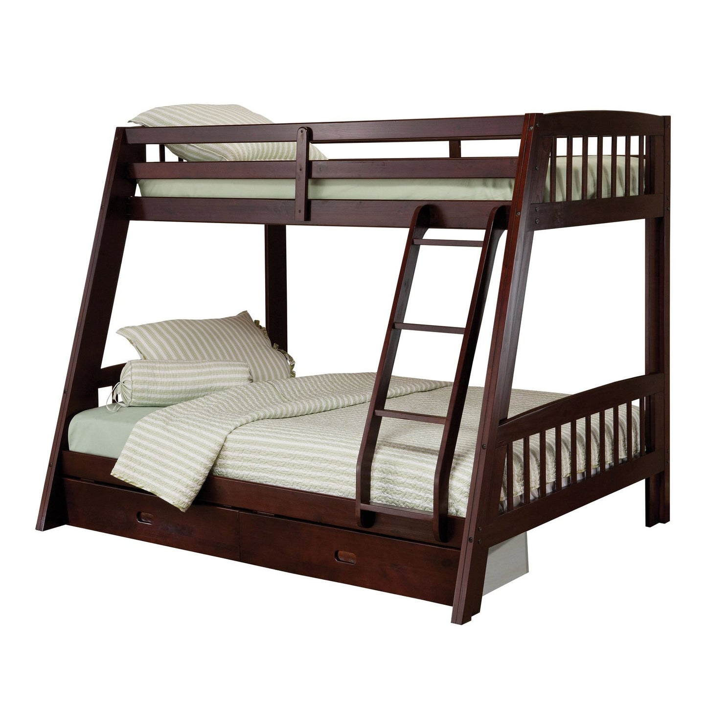 Hillsdale Kids and Teen Rockdale Twin/Full Wood Bunk Bed, Espresso