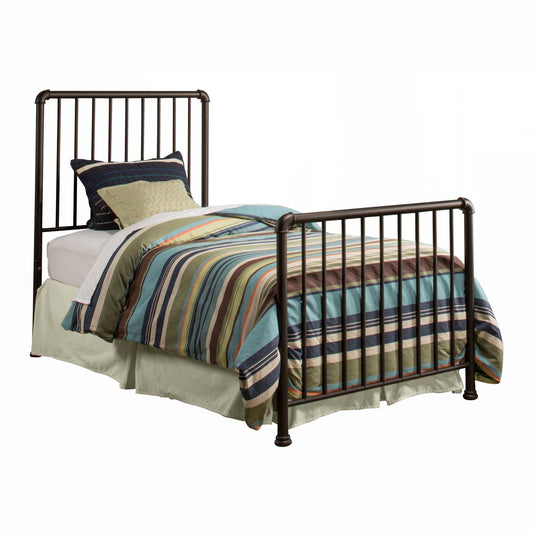 Hillsdale Furniture Brandi Metal Twin Bed, Oiled Bronze