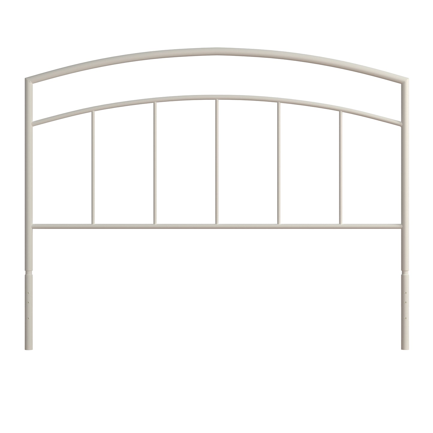 Hillsdale Furniture Julien Queen Metal Bed without Frame, Textured White