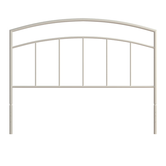 Hillsdale Furniture Julien Queen Metal Bed without Frame, Textured White