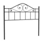 Hillsdale Furniture Harrison Full/Queen Metal Headboard, Textured Black