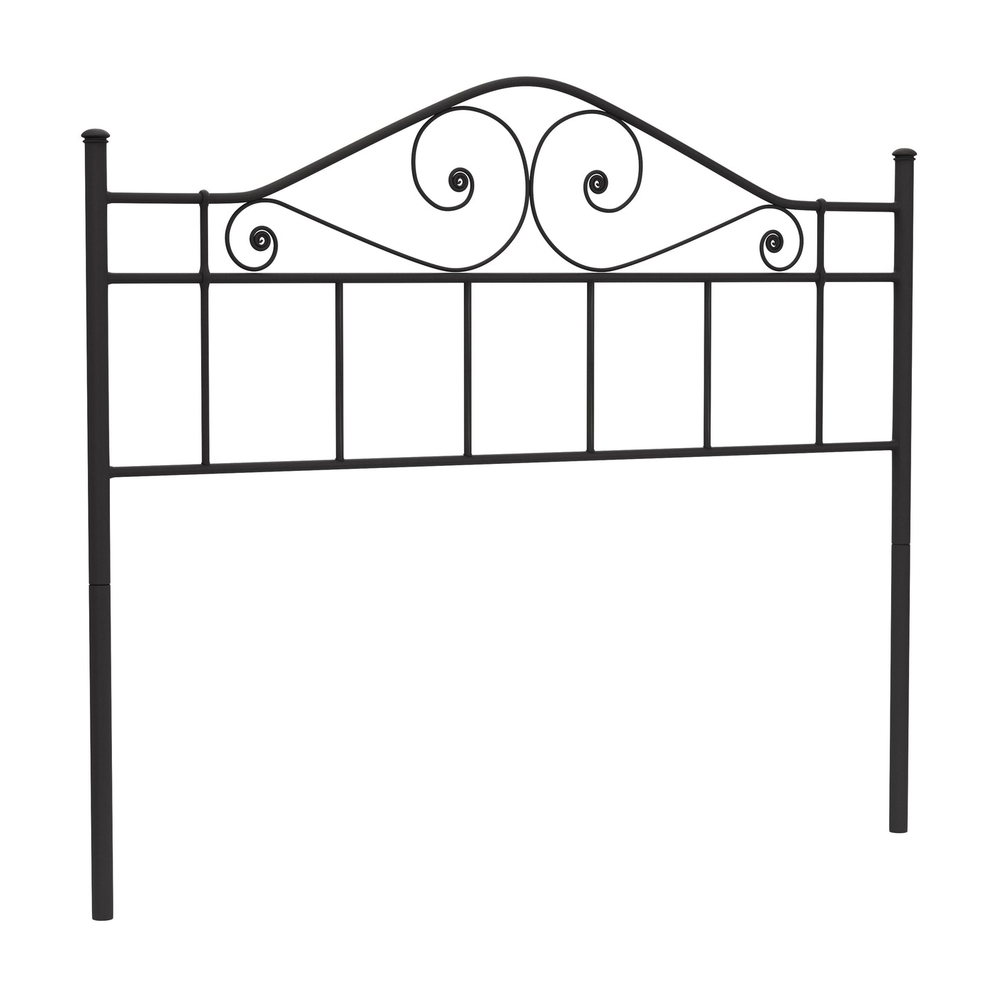 Hillsdale Furniture Harrison Full/Queen Metal Headboard, Textured Black