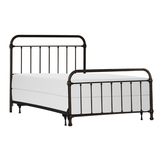 Hillsdale Furniture Kirkland Metal King Bed, Dark Bronze