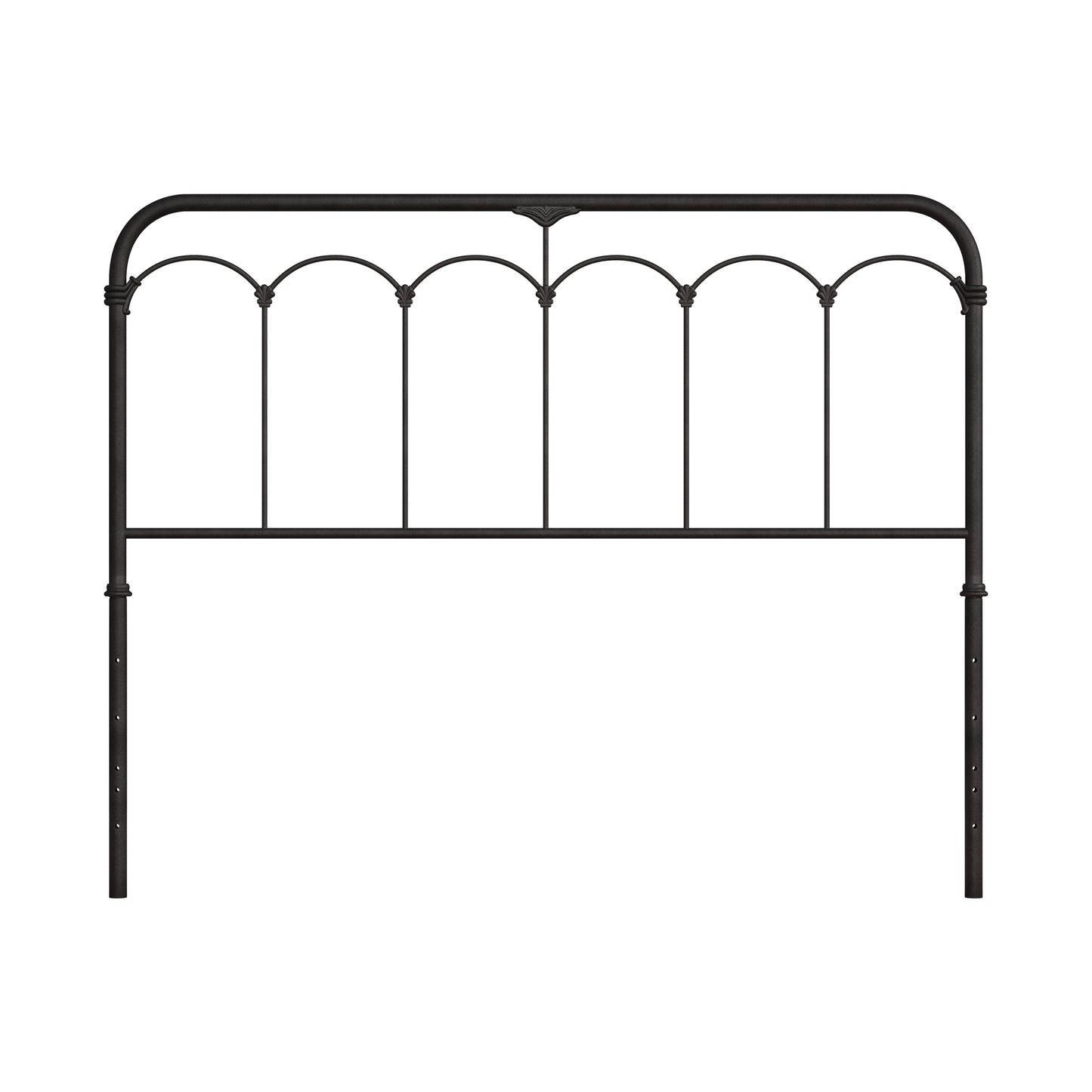 Hillsdale Furniture Jocelyn King Metal Headboard, Black Sparkle