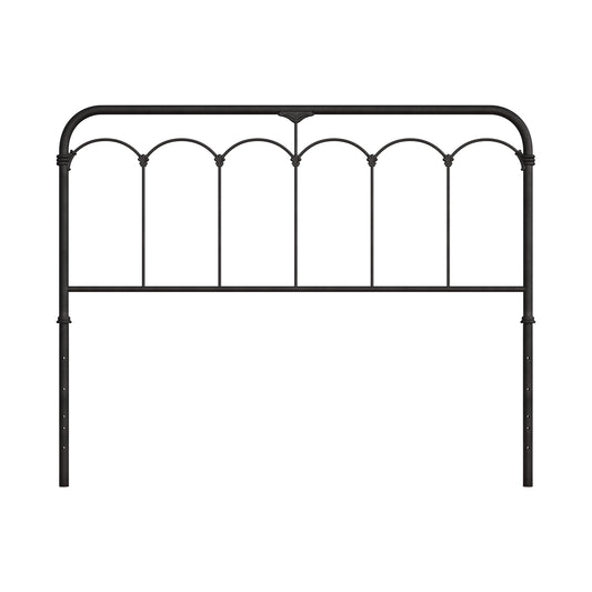 Hillsdale Furniture Jocelyn King Metal Headboard, Black Sparkle