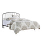 Hillsdale Furniture Tolland Metal Full/Queen Headboard with Frame, Satin Black